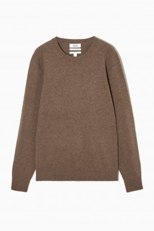 Pánské Svetry COS Pure Cashmere Hnědé | COS Eshop CZ-81536NMLB