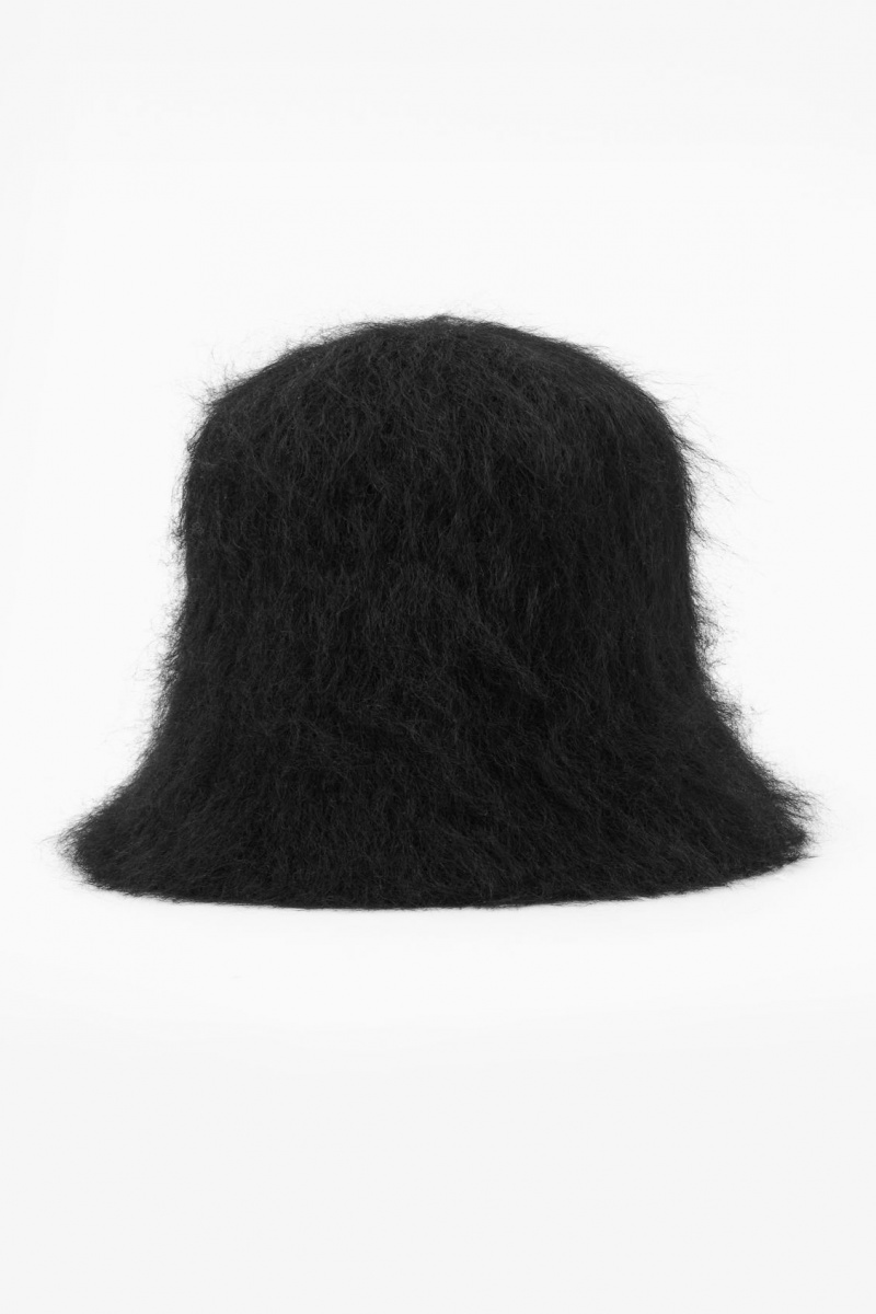 Dámské Klobouky COS Mohair Bucket Černé | COS Eshop CZ-25391TORG