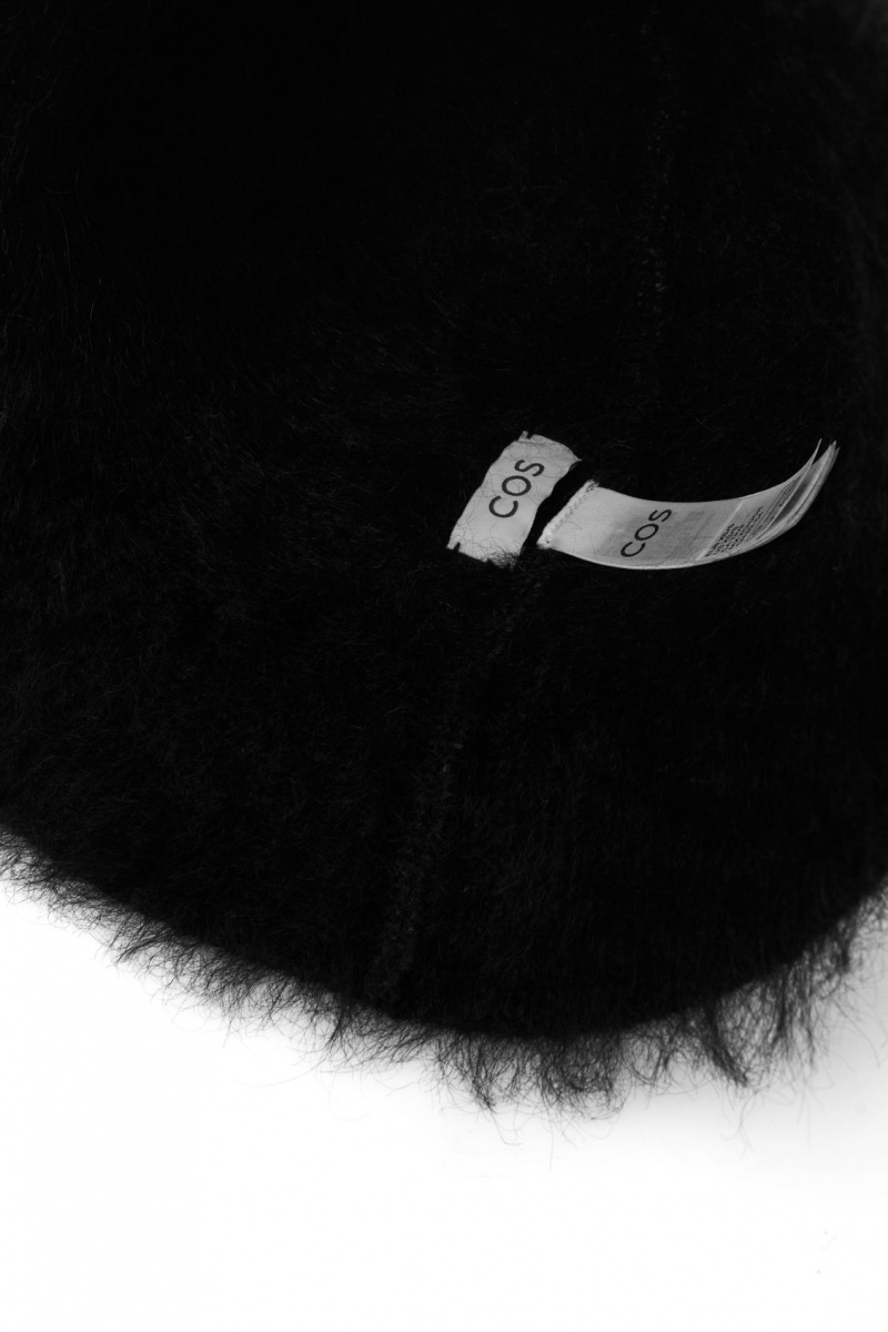 Dámské Klobouky COS Mohair Bucket Černé | COS Eshop CZ-25391TORG