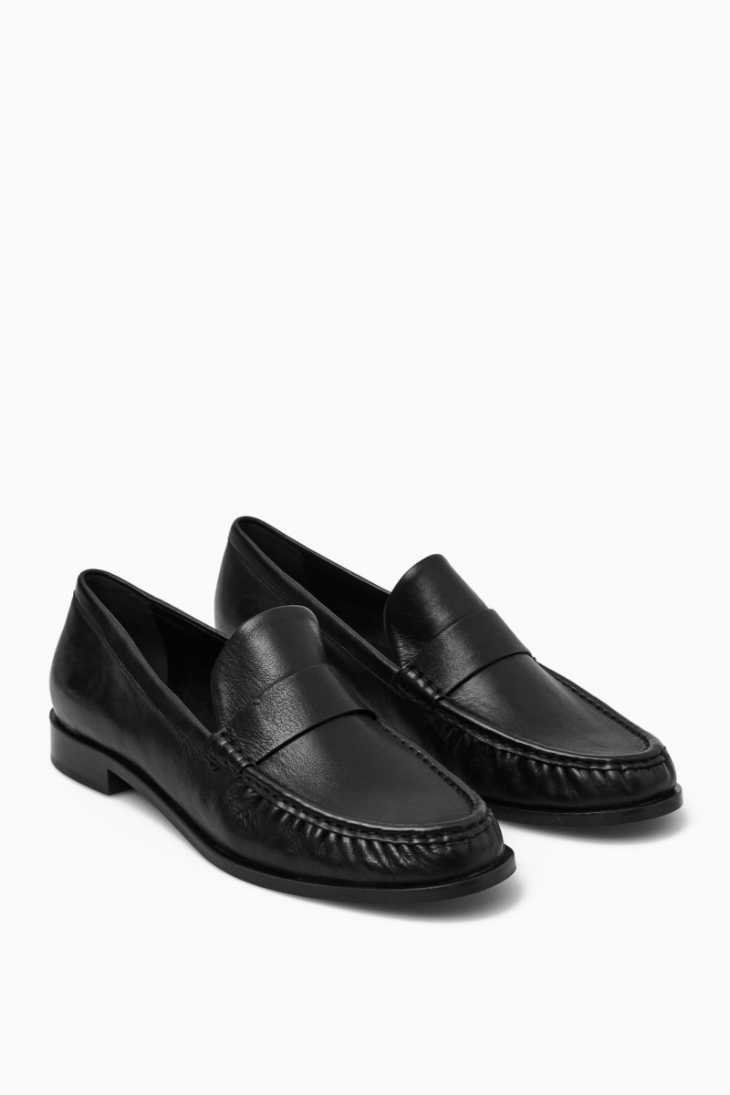 Dámské Loafers COS Læder Černé | COS Eshop CZ-04253GWEQ