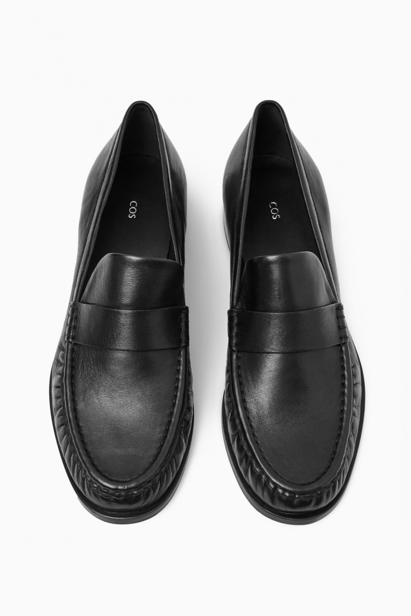 Dámské Loafers COS Læder Černé | COS Eshop CZ-04253GWEQ