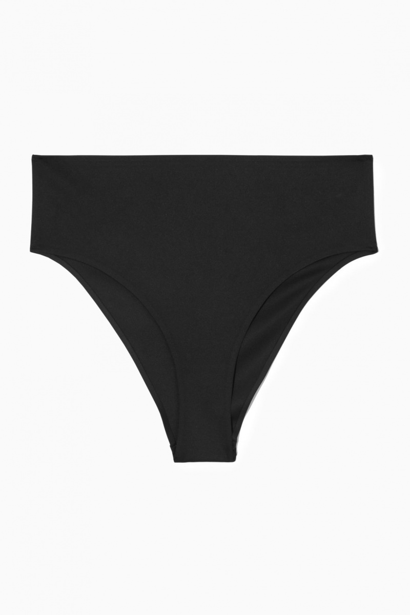 Dámské Plavky COS High-Waisted Bikiny Briefs Černé | COS Eshop CZ-82163AODM