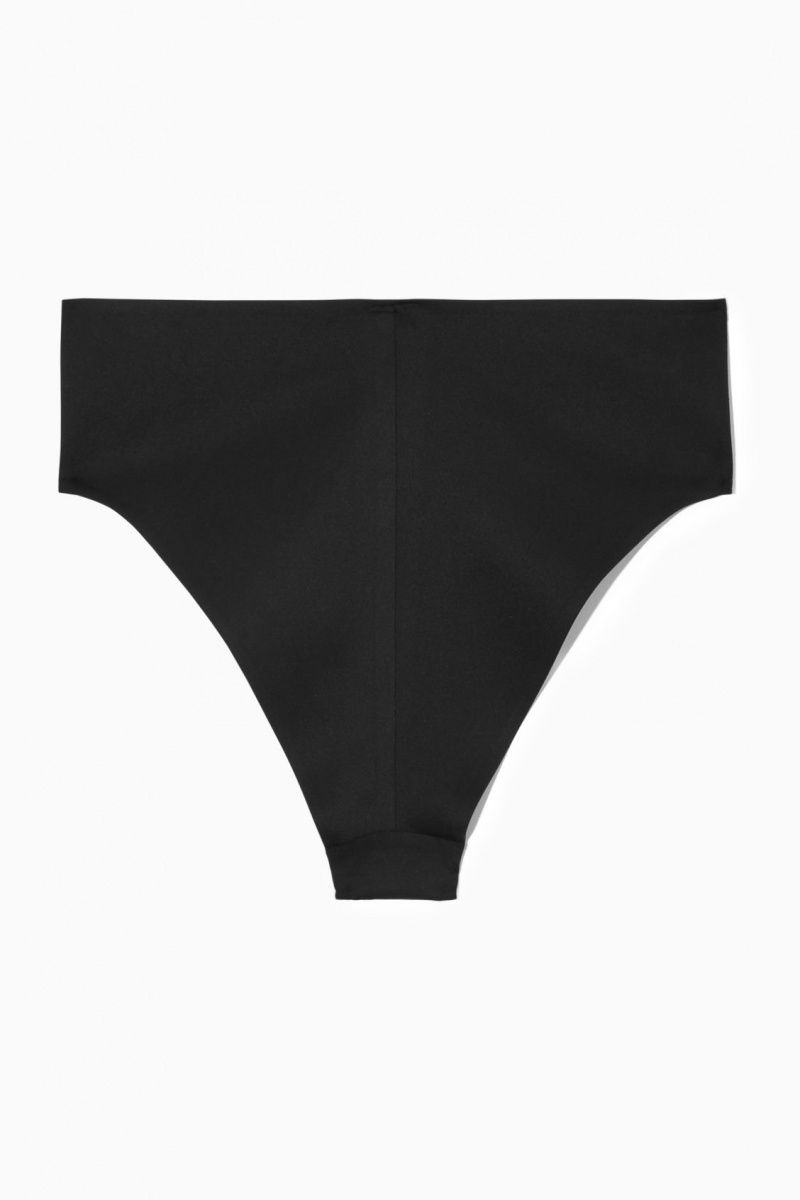 Dámské Plavky COS High-Waisted Bikiny Briefs Černé | COS Eshop CZ-82163AODM