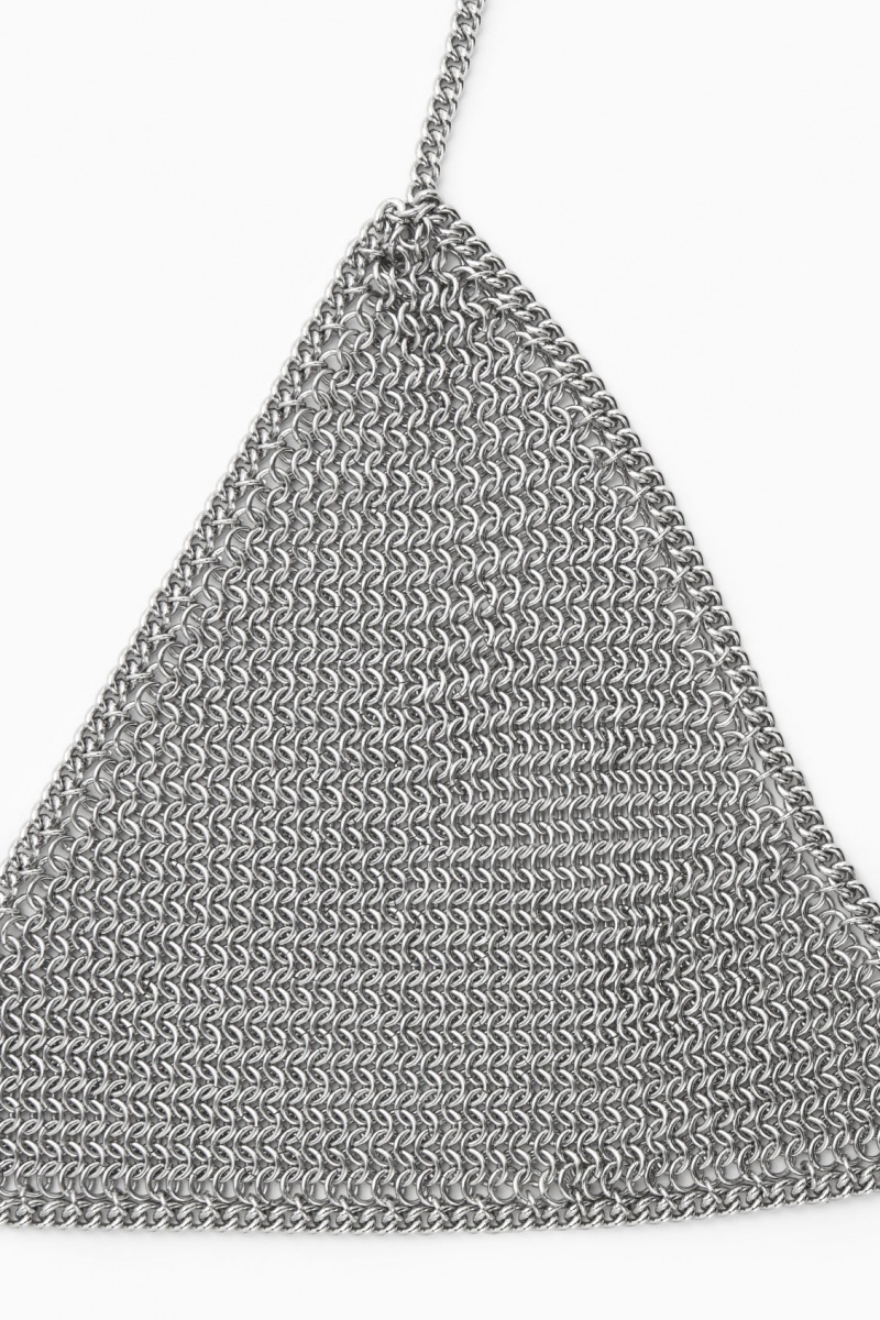 Dámské Podprsenky COS Chainmail Triangle Stříbrné | COS Eshop CZ-52078GFDZ