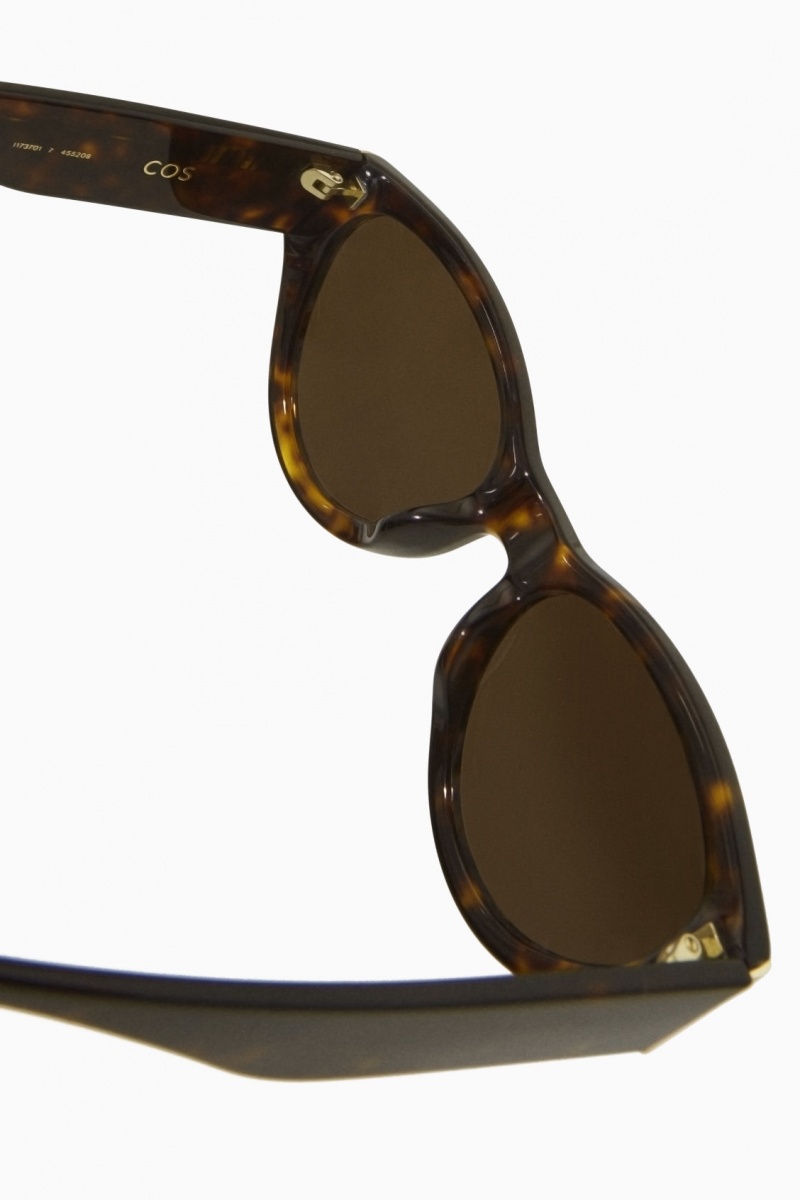 Dámské Sluneční Brýle COS Tortoiseshell Cat-Eye Hnědé | COS Eshop CZ-63918JGDL