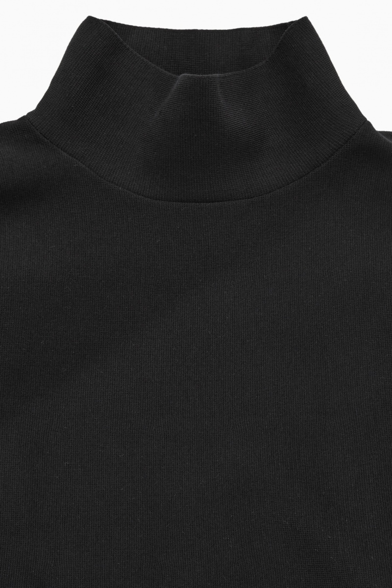 Dámské Svetry COS A-Line Funnel-Neck Top Černé | COS Eshop CZ-89042GXUW