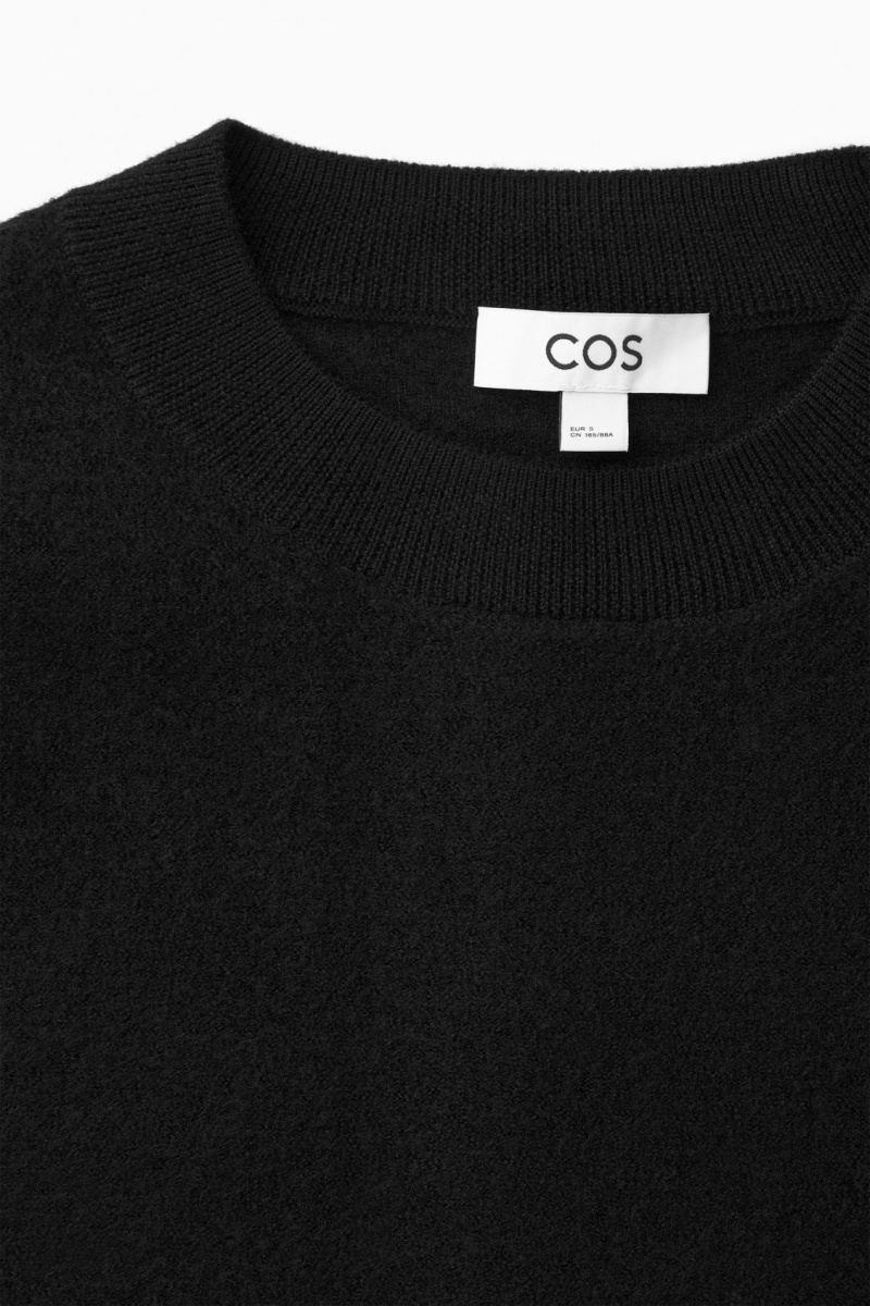 Dámské Svetry COS Regular-Fit Merino Vlna Černé | COS Eshop CZ-38246IFXJ