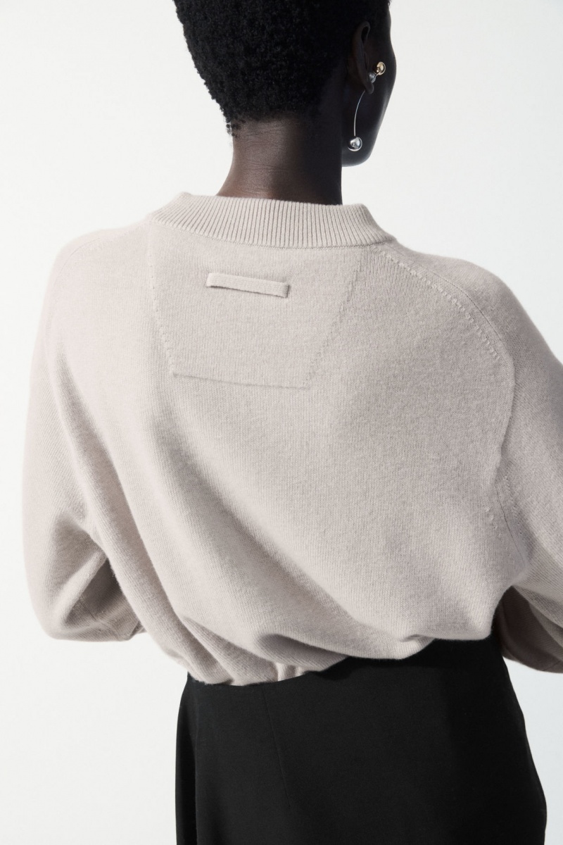 Dámské Svetry COS The Essential Cashmere Béžový | COS Eshop CZ-52869AHVY