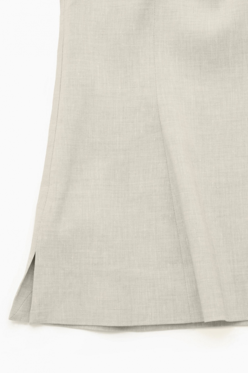 Dámské Topy COS Linen Bustier Šedé | COS Eshop CZ-49867KGSL