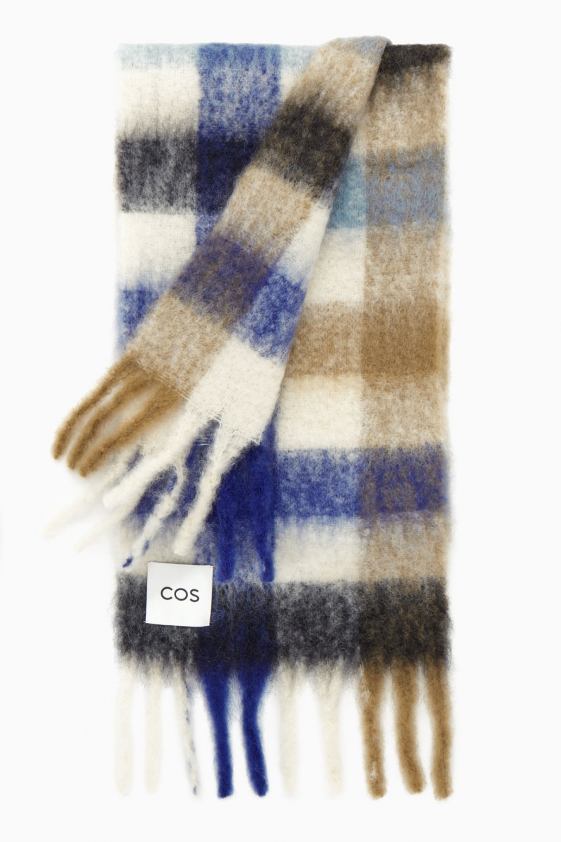 Dámské Šátek COS Oversized Mohair-Blend Blankyt Hnědé | COS Eshop CZ-70218ZAMH