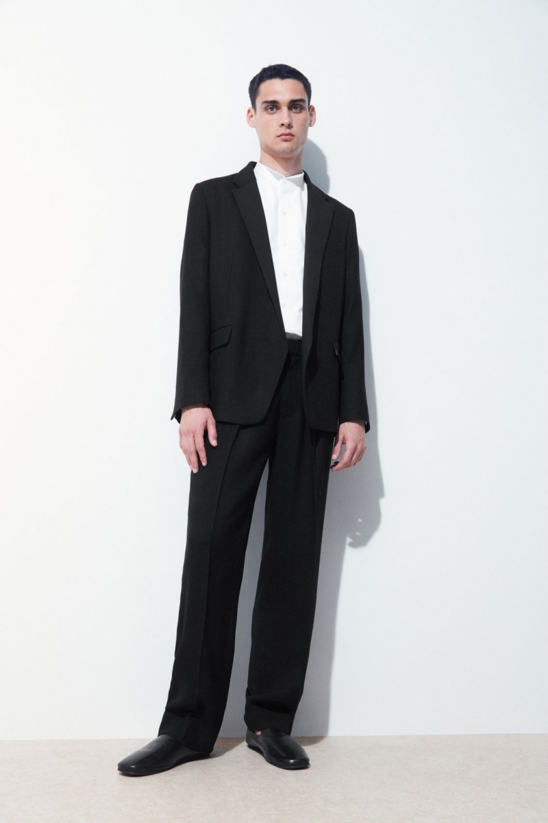 Pánské Bundy COS The Tuxedo Černé | COS Eshop CZ-23796OMPG