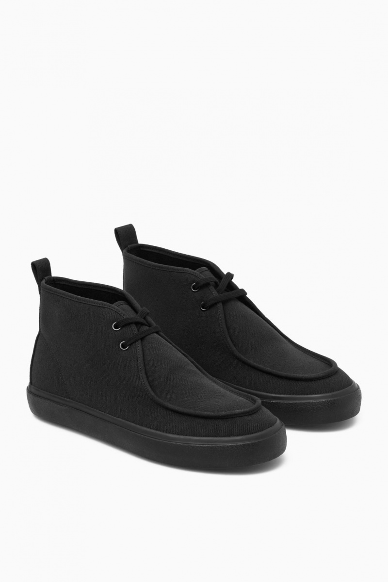 Pánské Chukka Boty COS Platene Černé | COS Eshop CZ-06482NZXH