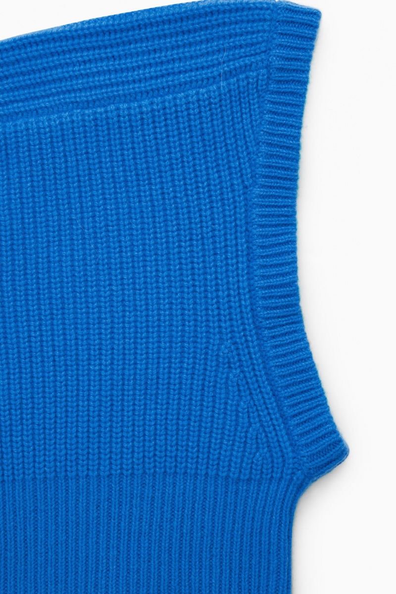 Pánské Klobouky COS Cashmere Balaclava Blankyt | COS Eshop CZ-30795SFCG