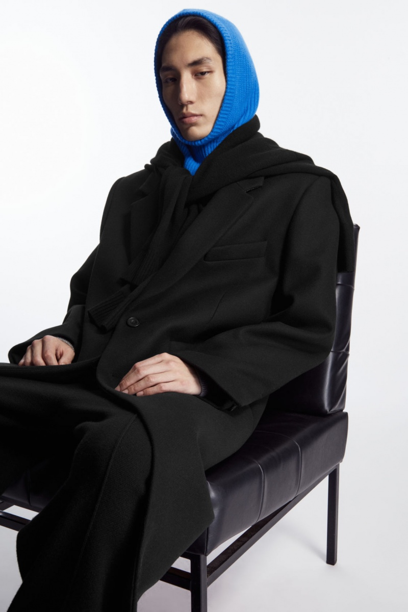 Pánské Klobouky COS Cashmere Balaclava Blankyt | COS Eshop CZ-30795SFCG