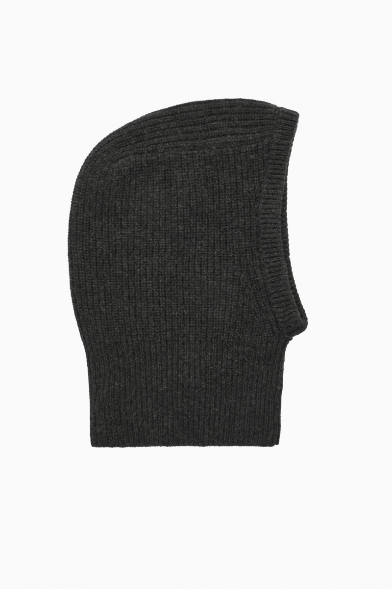 Pánské Klobouky COS Cashmere Balaclava Šedé | COS Eshop CZ-76483KMHS