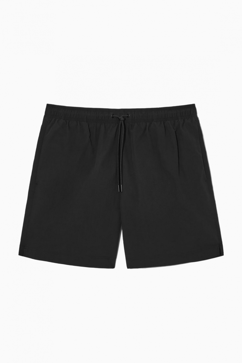 Pánské Kraťasy COS Nylon Drawstring Swim Černé | COS Eshop CZ-03425AYBK