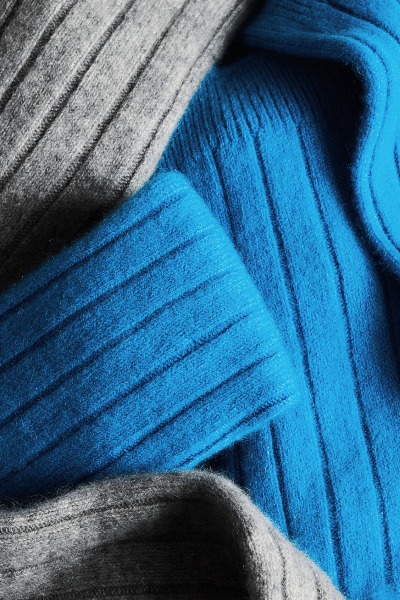 Pánské Ponožky COS Tlustý Cashmere Světle Blankyt | COS Eshop CZ-24657LOTP