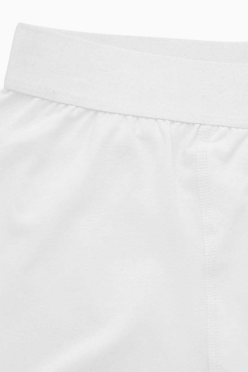 Pánské Slipy COS 3-Pack Jersey Boxerské Bílé | COS Eshop CZ-04615HEPU