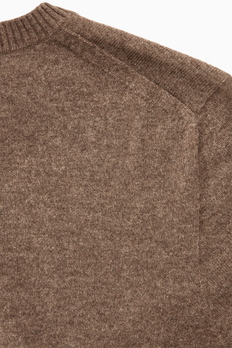 Pánské Svetry COS Pure Cashmere Hnědé | COS Eshop CZ-81536NMLB